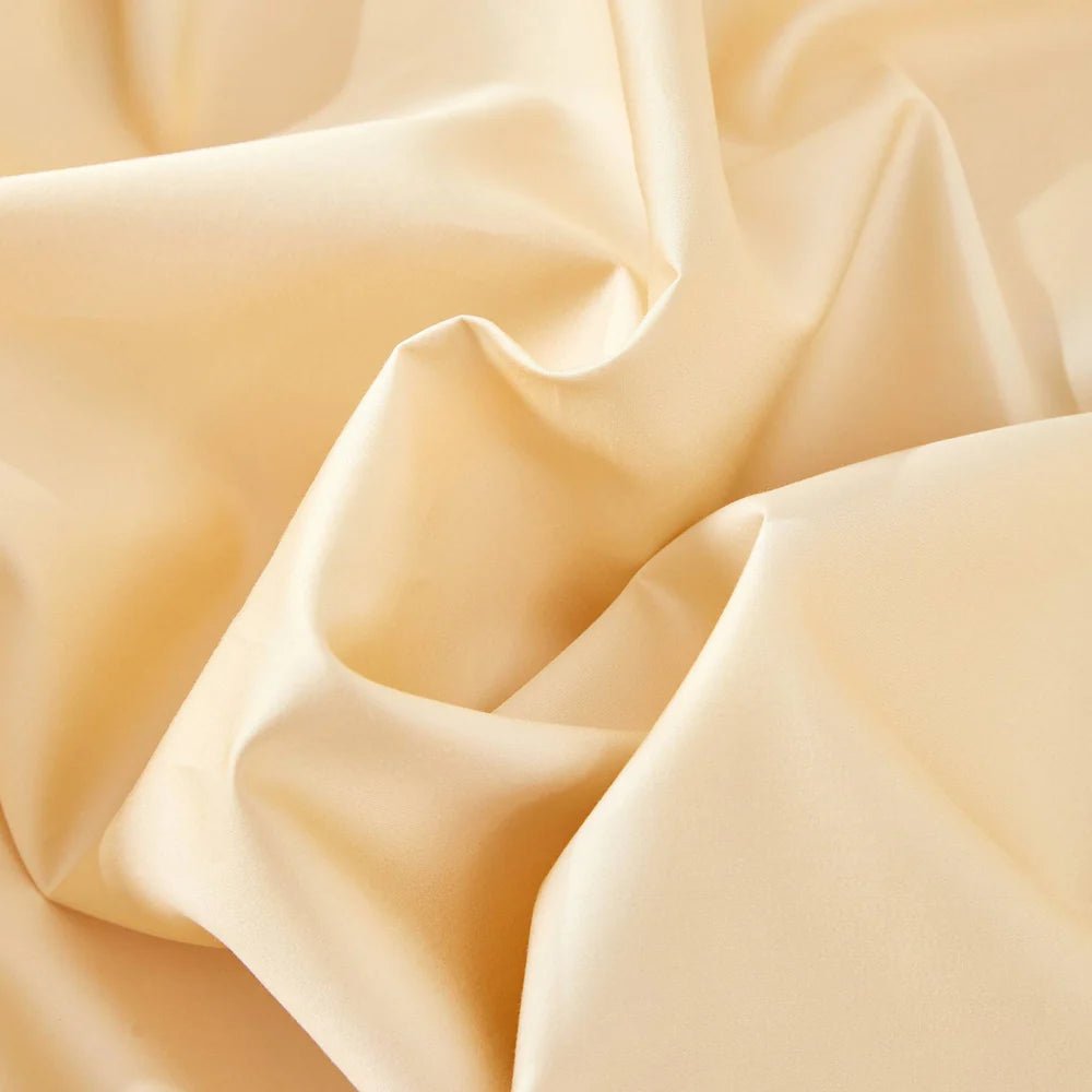 Ensemble de draps en coton biologique , 500 fils ( Jaune ensoleillé ) - Draps Literie & Déco et moi - Literie-Déco et moi 