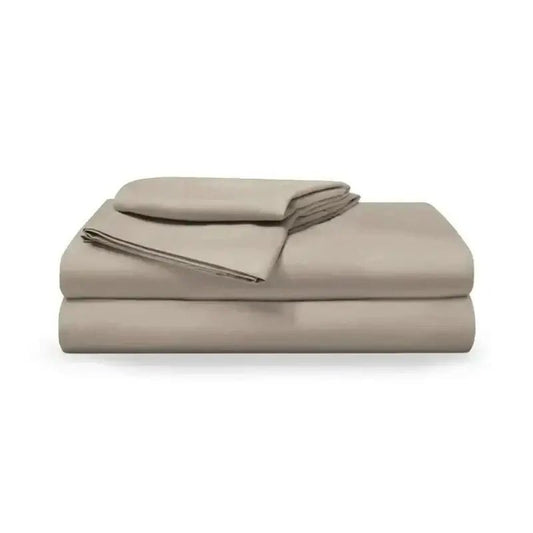 Ensemble de draps en coton organique  ( Café ) Par Brunelli - Draps Brunelli - $219.99! Literie-Déco et moi 