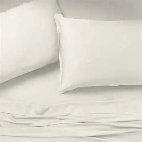 Ensemble de draps en rayonne de bambou ivoire - Par Brunelli - Draps Brunelli - $203.99! Literie-Déco et moi 