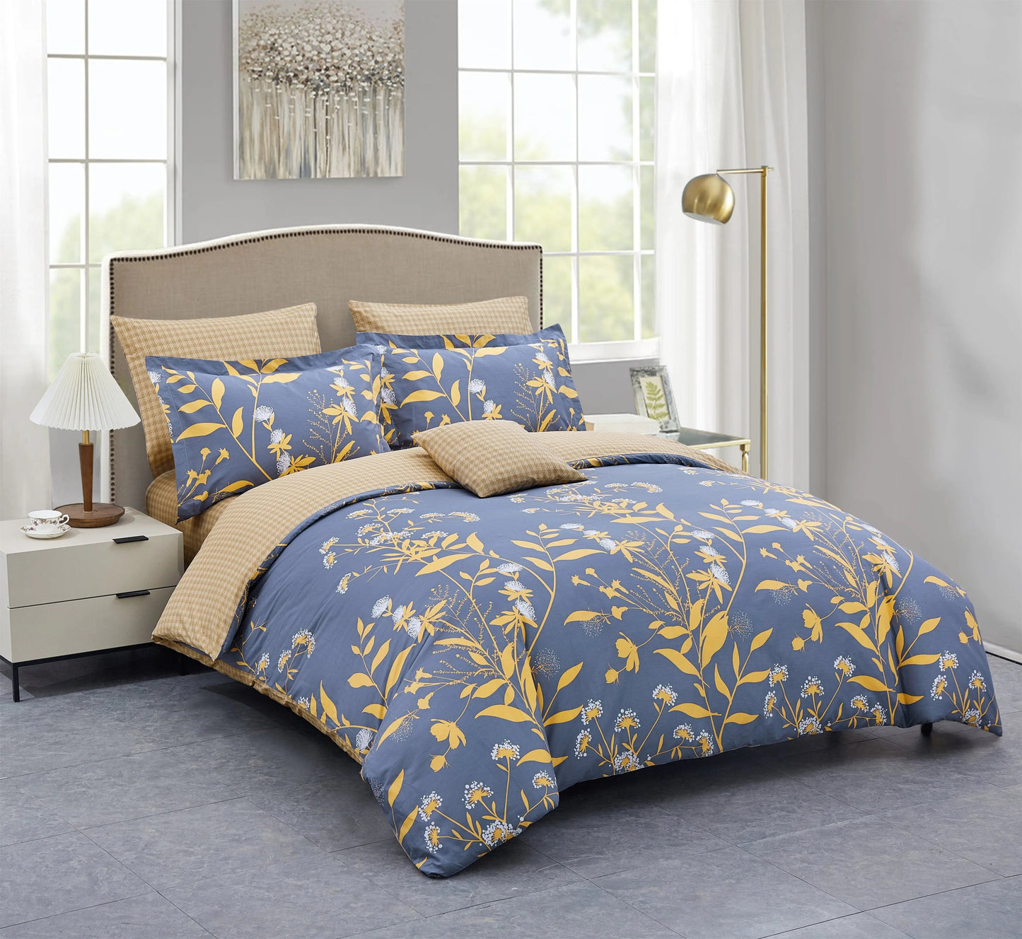 Ensemble de housse de couette BROOKLYN ( 4 pièces ) - Literie - Déco et moi