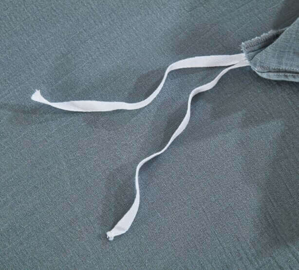 Ensemble de housse de couette CRINKLE ( Bleu crépuscule ) - Housse de couette Daniadown - Literie-Déco et moi 