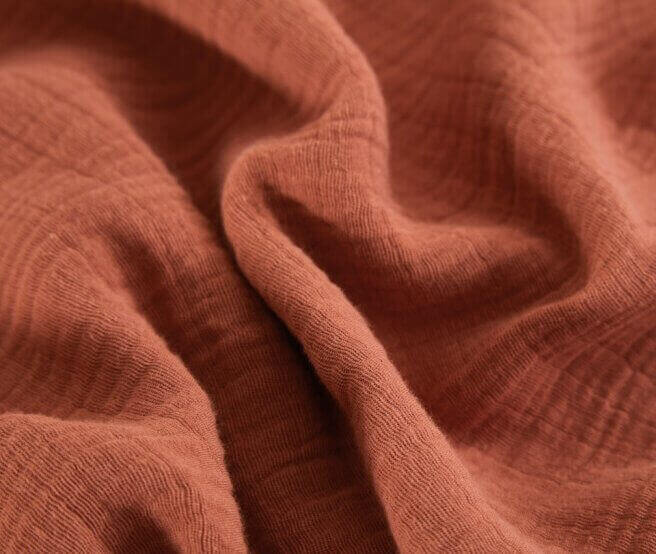Ensemble de housse de couette CRINKLE ( Terracotta ) - Housse de couette Daniadown - Literie-Déco et moi 