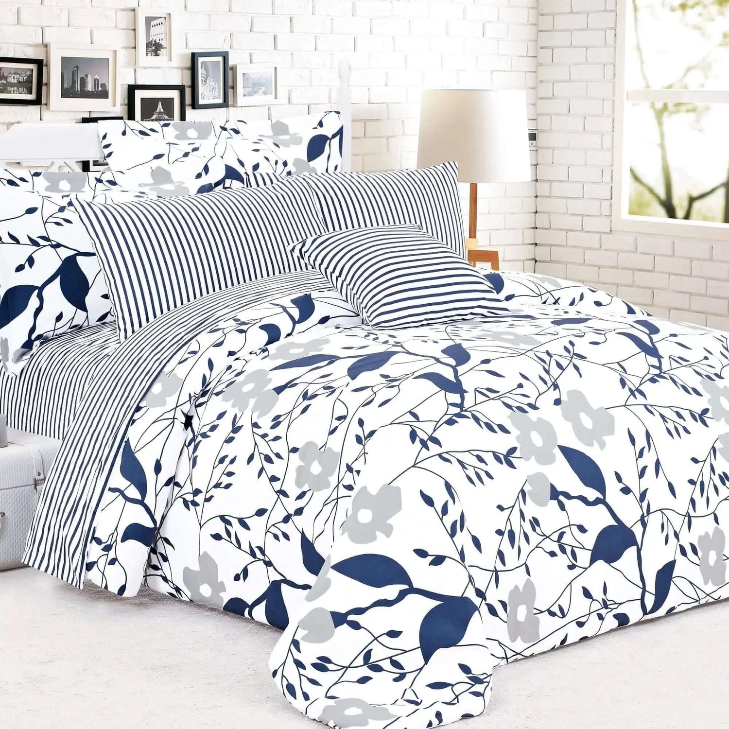 Ensemble de housse de couette CYNTHIA ( 4 pièces ) - Housse de couette N. Home - $139.99! Literie-Déco et moi 