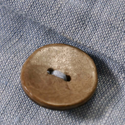 Ensemble de housse de couette en 100% lin français ( Bleu chiné Heather ) - Literie - Déco et moi