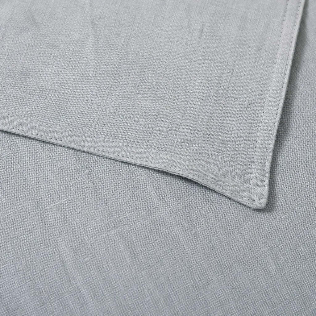 Ensemble de housse de couette en 100% lin français gris ( Quarry Linen ) - Literie - Déco et moi