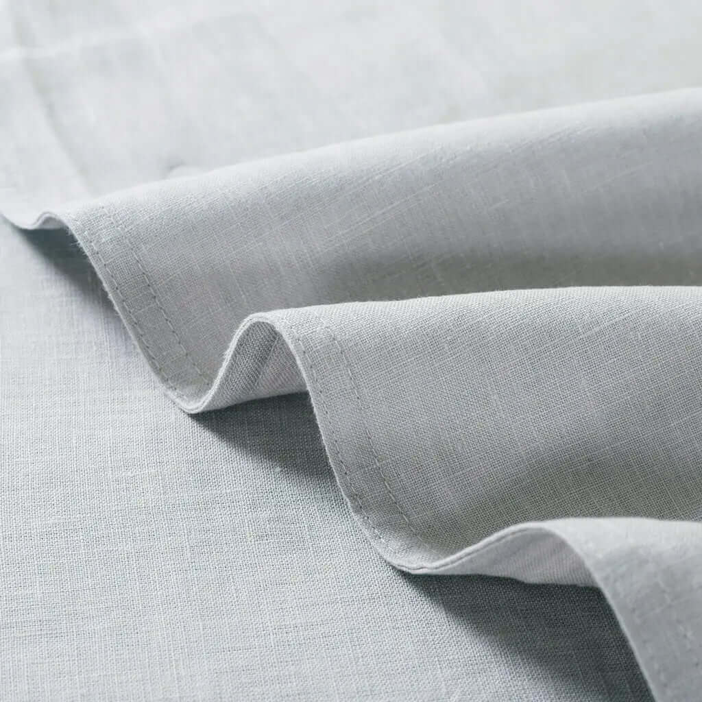 Ensemble de housse de couette en 100% lin français gris ( Quarry Linen ) - Housse de couette Daniadown - Literie-Déco et moi 