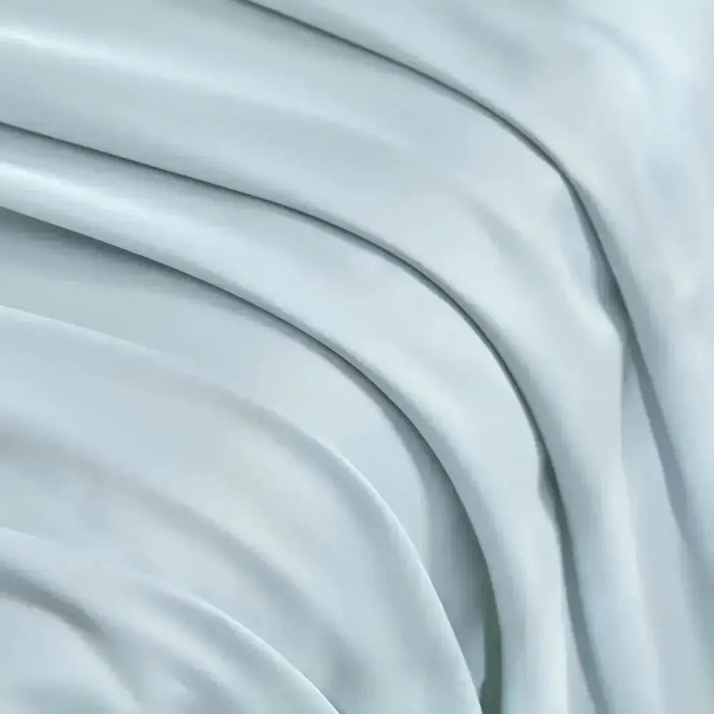 Ensemble de housse de couette en coton PIMA ( 400 fils ) - Bleu Arctique - Literie - Déco et moi