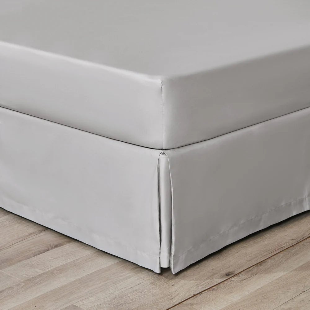 Ensemble de housse de couette en coton PIMA ( 400 fils )- Gris argent Housse de couette  ,disponible chez Literie-Déco et moi 