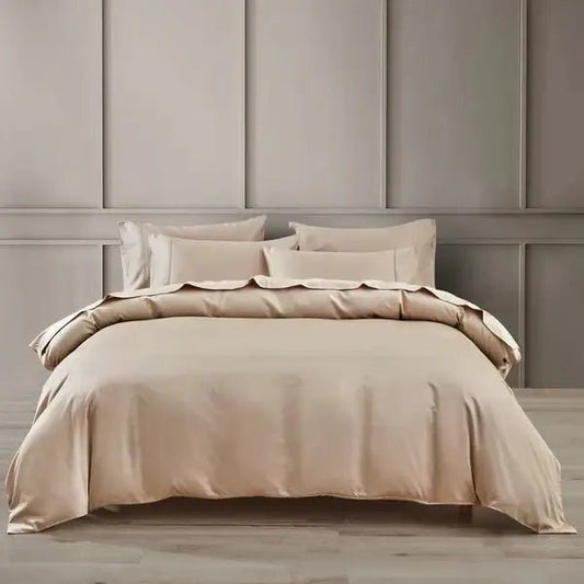 Ensemble de housse de couette en coton PIMA ( 400 fils )- MOCHA - Housse de couette Daniadown - $84.99! Literie-Déco et moi