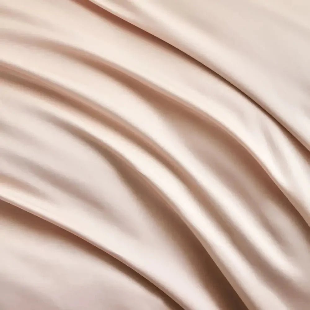 Ensemble de housse de couette en coton PIMA ( 400 fils ) - ( Pétale Rose ) - Literie - Déco et moi