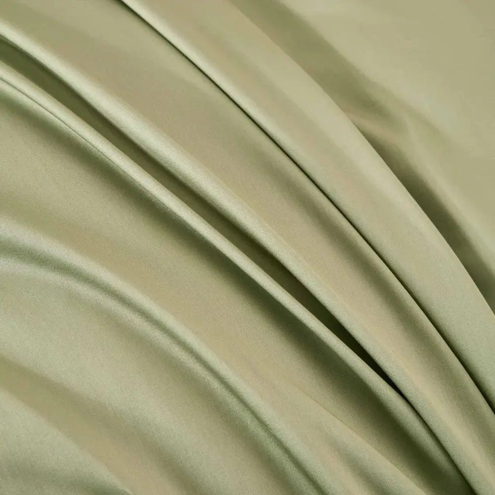 Ensemble de housse de couette en coton PIMA ( 400 fils )- Vert Cypress Housse de couette  ,disponible chez Literie-Déco et moi 