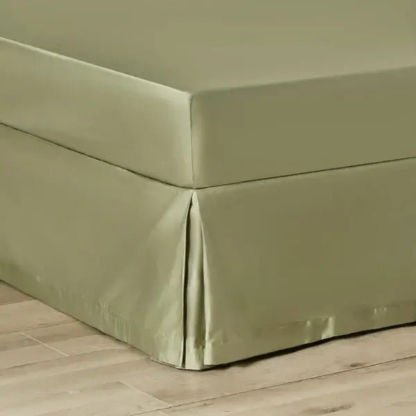 Ensemble de housse de couette en coton PIMA ( 400 fils )- Vert Cypress Housse de couette  ,disponible chez Literie-Déco et moi 
