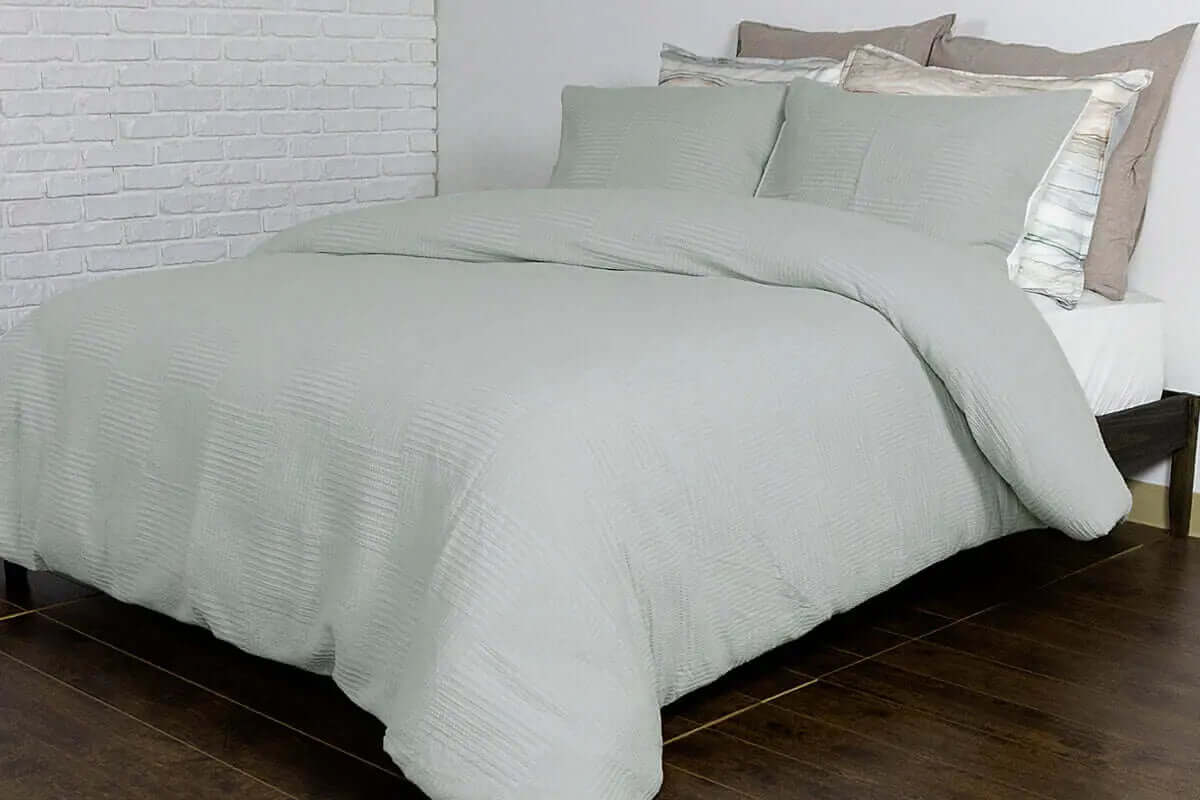 Ensemble de housse de couette GAVEN ( gris ) - Housse de couette rjs trading - Literie-Déco et moi 