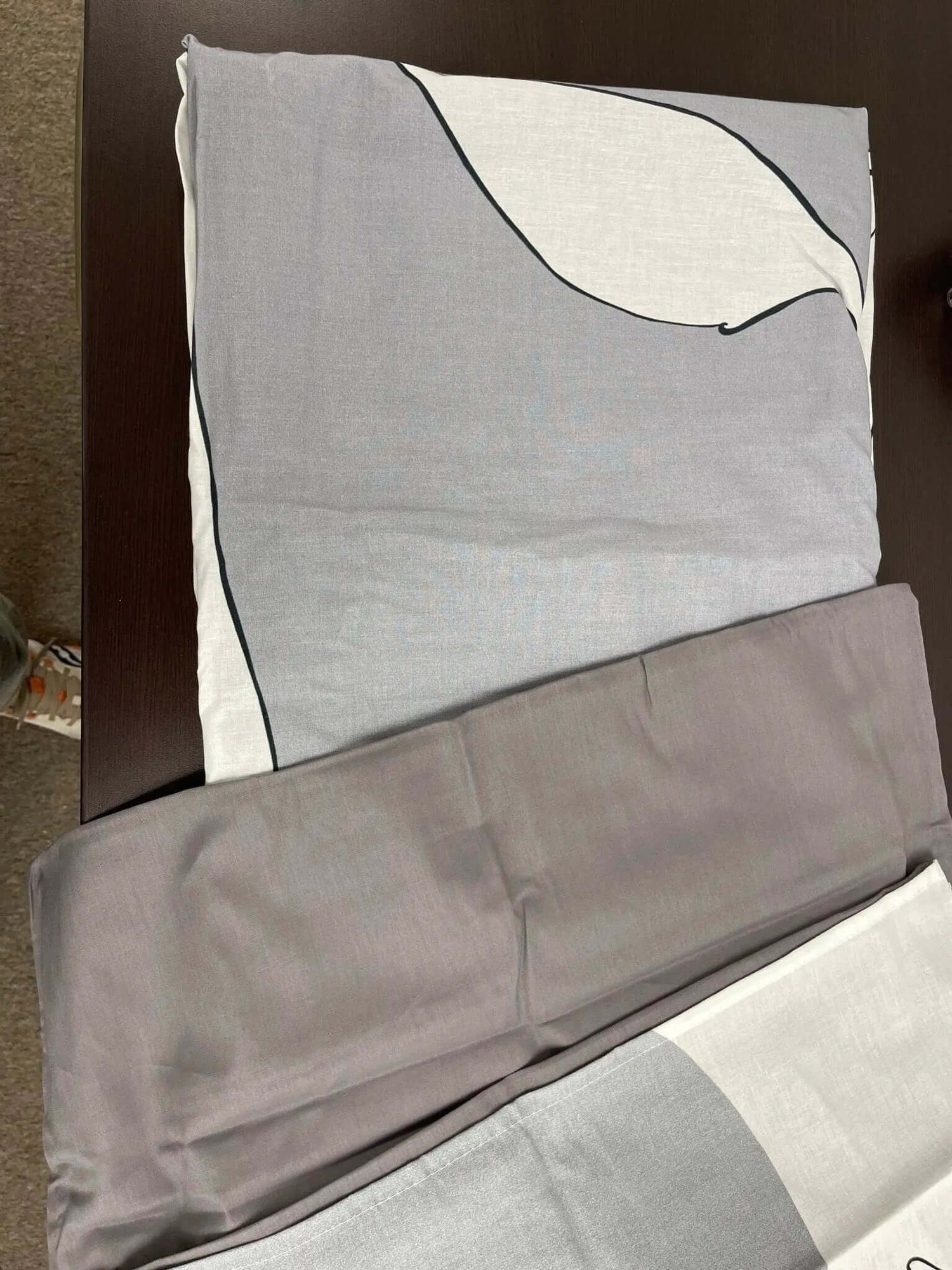 Ensemble de housse de couette LASNI BLANCO - Housse de couette gouchee - Literie-Déco et moi 