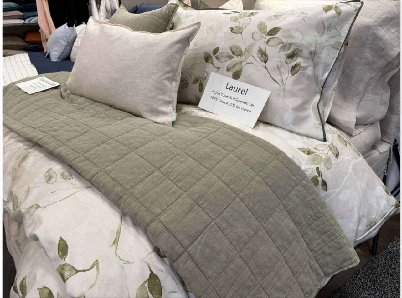 Ensemble de housse de couette LAUREL - Housse de couette Daniadown - Literie-Déco et moi 