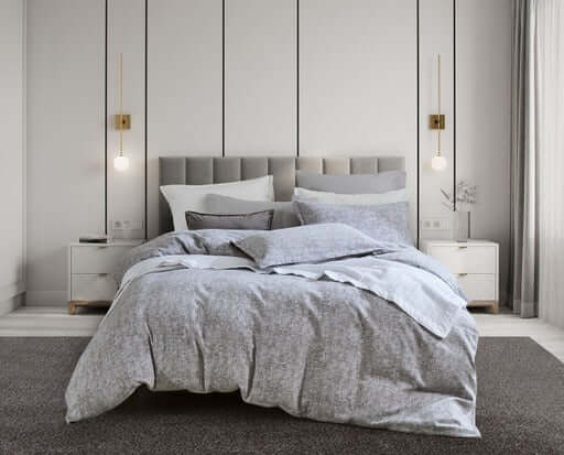 Ensemble de housse de couette MALAGA Housse de couette  ,disponible chez Literie-Déco et moi 