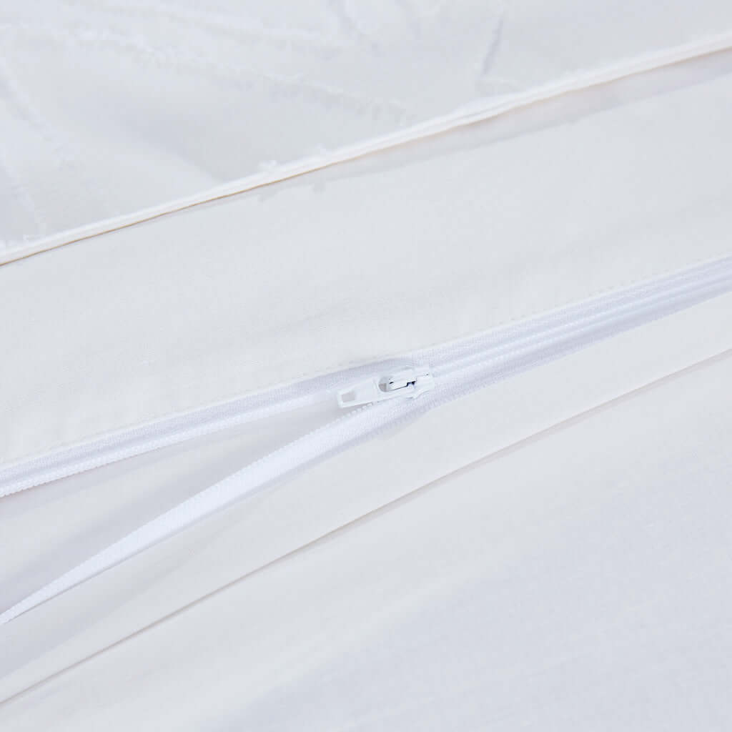 Ensemble de housse de couette STELLA ( Blanc ) - Literie - Déco et moi