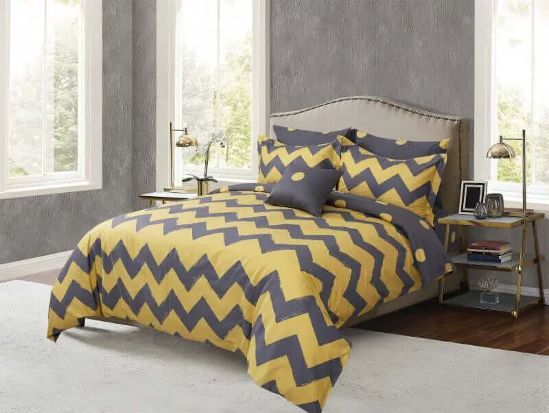 Ensemble de housse de couette TRAVIS ( 4 pièces ) - Housse de couette N. Home - Literie-Déco et moi 