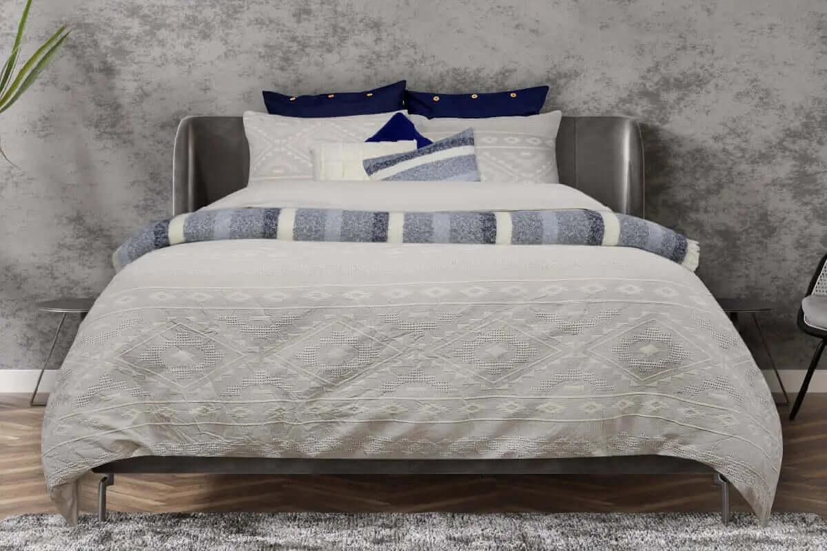 Ensemble de housse de couette WOODROW - Housse de couette rjs trading - Literie-Déco et moi 