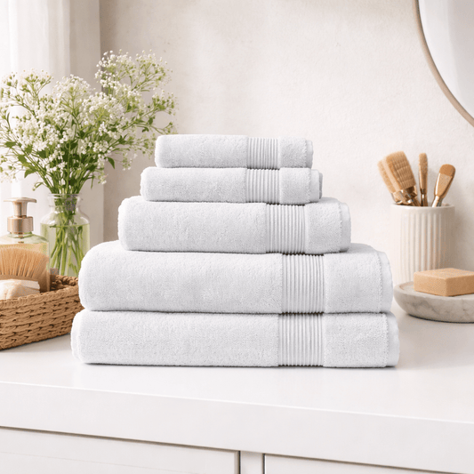 Ensemble de serviettes Senza - serviettes de bain Literie & Déco et moi - $124.99! Literie-Déco et moi 