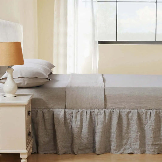 Ensemble draps en 100% lin français ( Naturel ) - Draps Daniadown - Literie-Déco et moi 