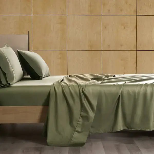 Ensemble draps en coton PIMA  ( 10 couleurs disponibles ) Draps  ,disponible chez Literie-Déco et moi 
