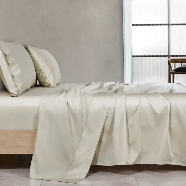 Ensemble draps en coton PIMA  ( 10 couleurs disponibles ) Draps  ,disponible chez Literie-Déco et moi 