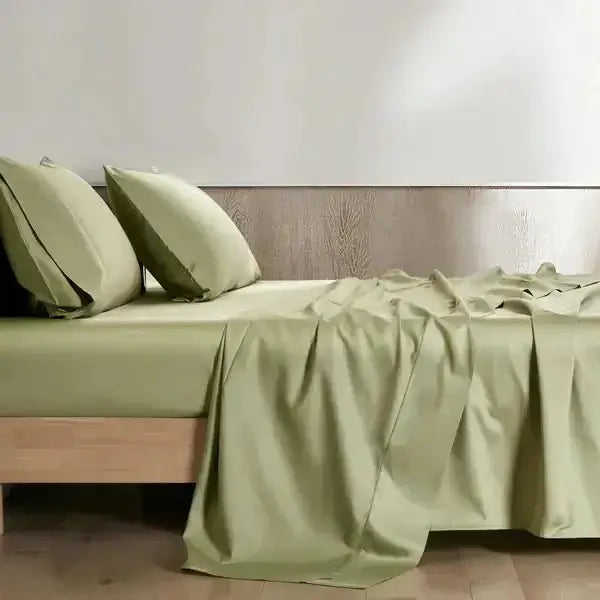 Ensemble draps en coton PIMA (14 couleurs disponibles) Draps  ,disponible chez Literie-Déco et moi 