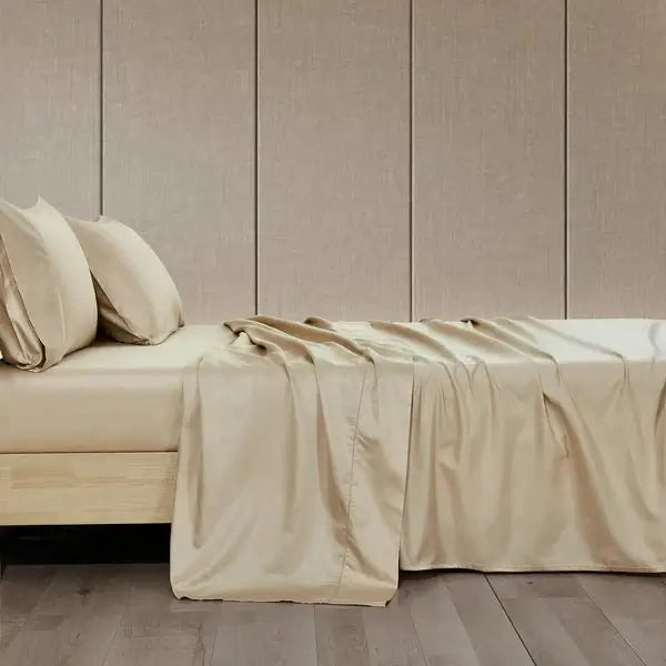 Ensemble draps en coton PIMA (14 couleurs disponibles) Draps  ,disponible chez Literie-Déco et moi 