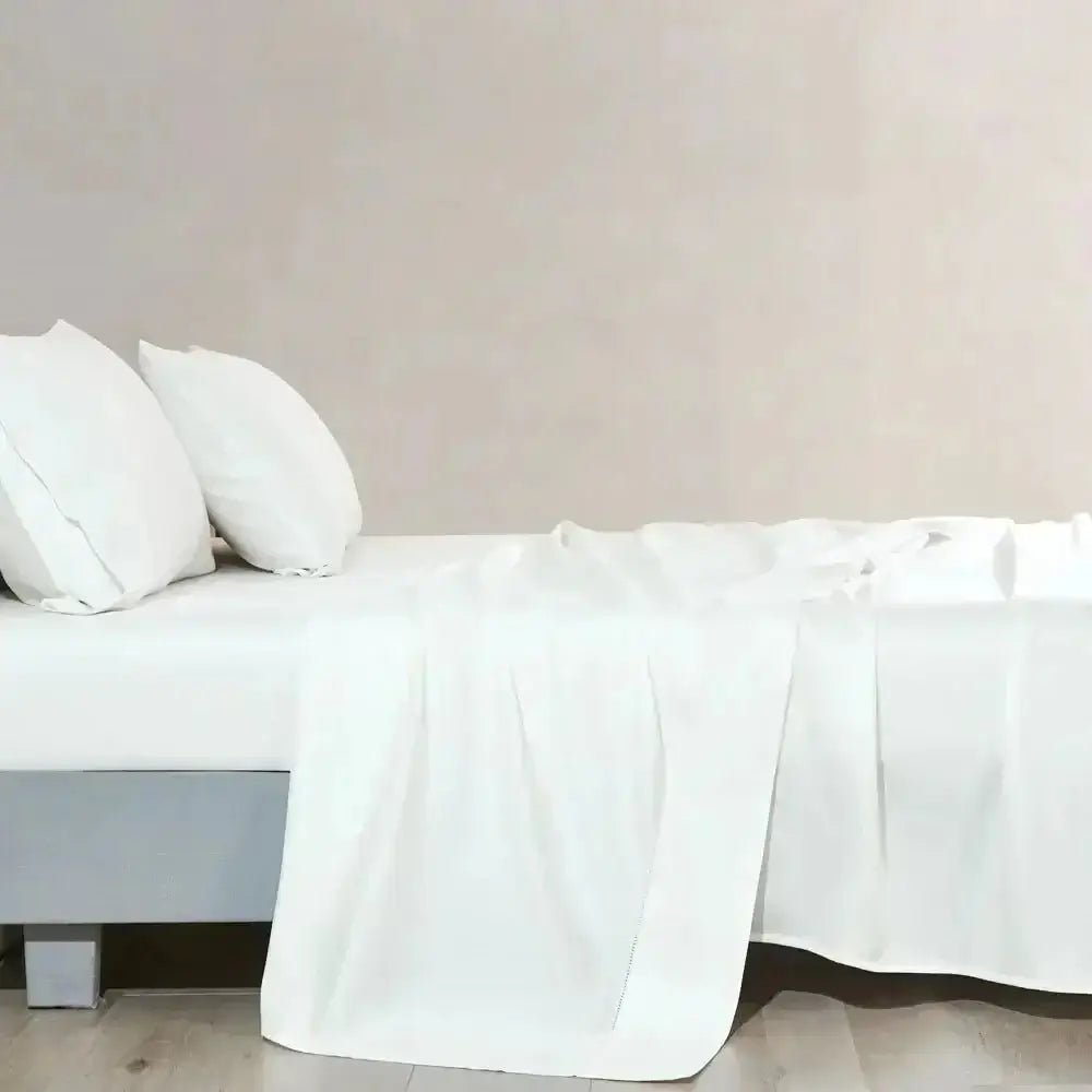 Ensemble draps en coton PIMA (14 couleurs disponibles) - Draps Daniadown - Literie-Déco et moi 