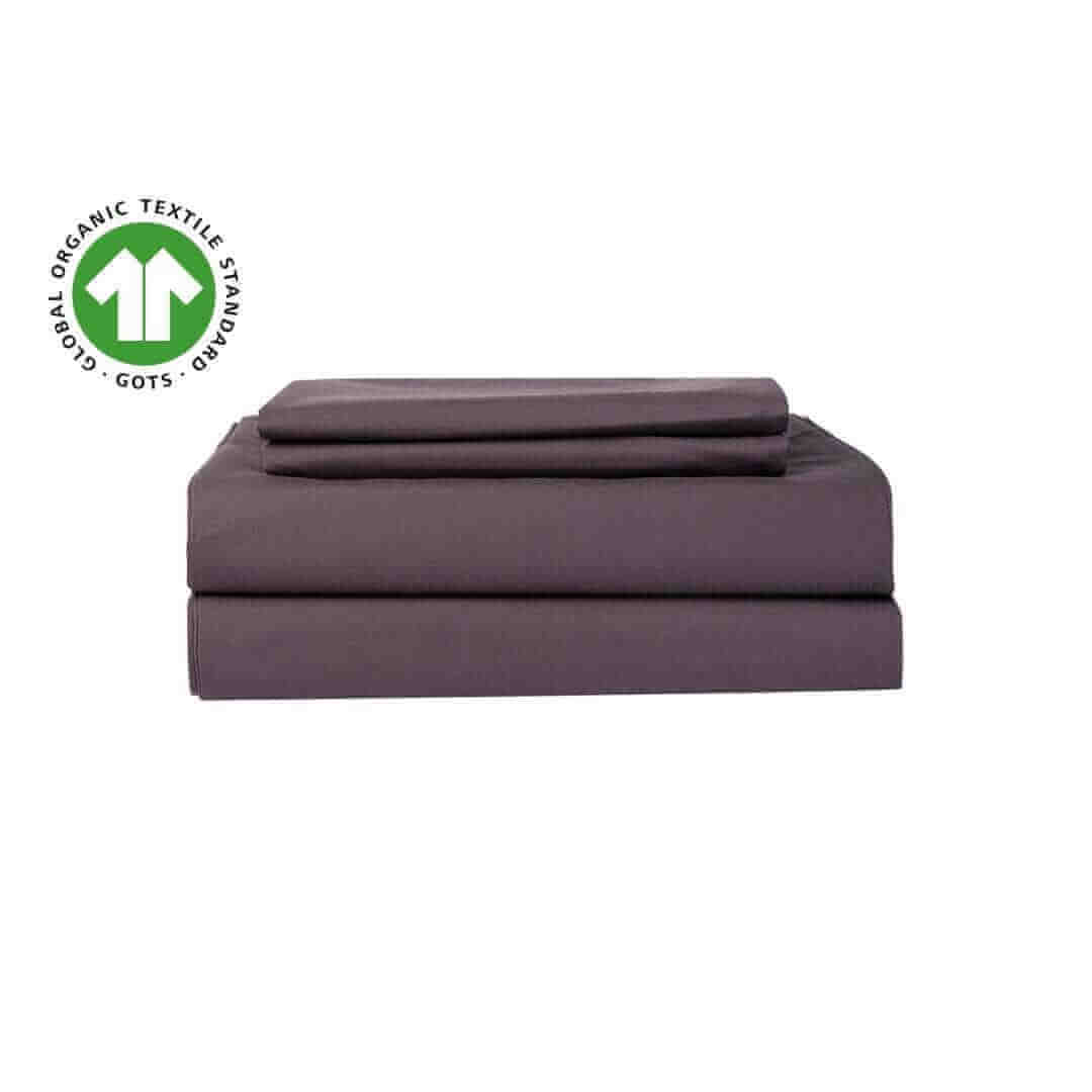 Ensemble draps en percale biologique ( 10 teintes disponibles ) - Literie - Déco et moi