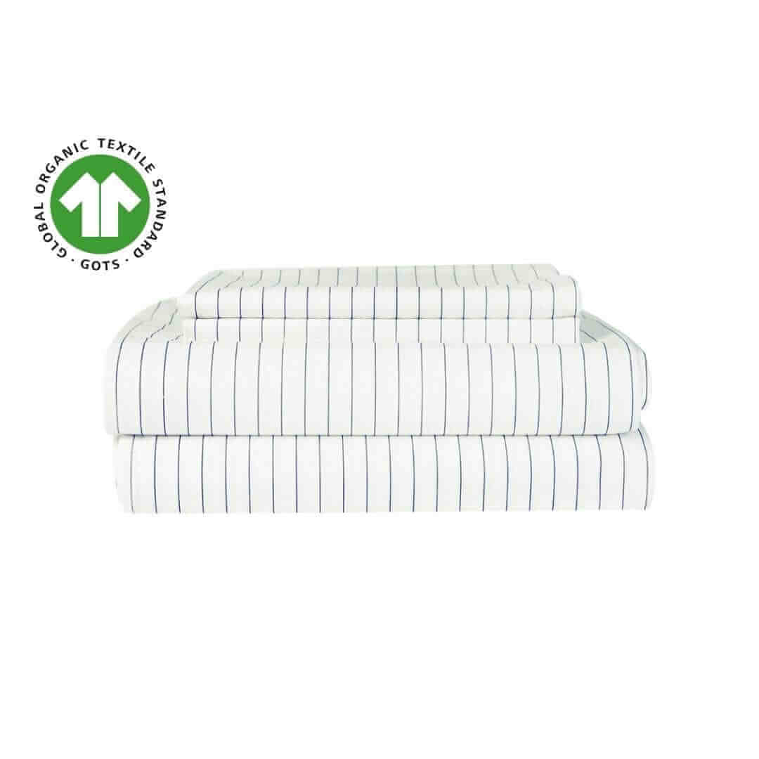 Ensemble draps en percale biologique ( 10 teintes disponibles ) Draps  ,disponible chez Literie-Déco et moi 