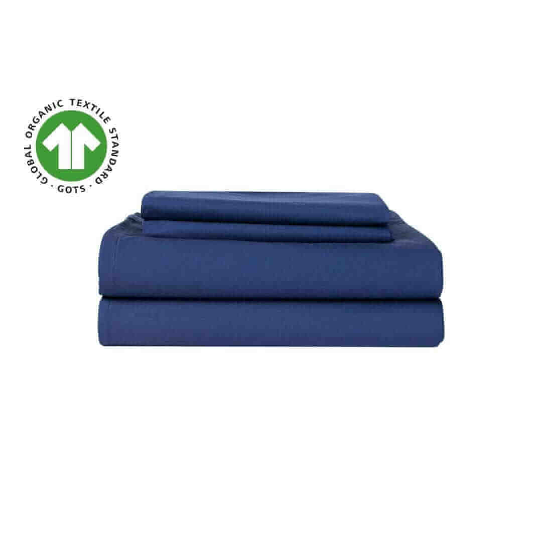 Ensemble draps en percale biologique ( 10 teintes disponibles ) - Literie - Déco et moi