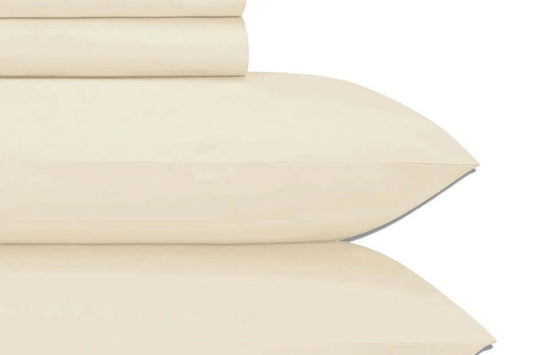 Ensemble draps JUBILEE ( 100% coton satiné-330 fils) ( 10 TEINTES DISPONIBLES ) Draps  ,disponible chez Literie-Déco et moi 