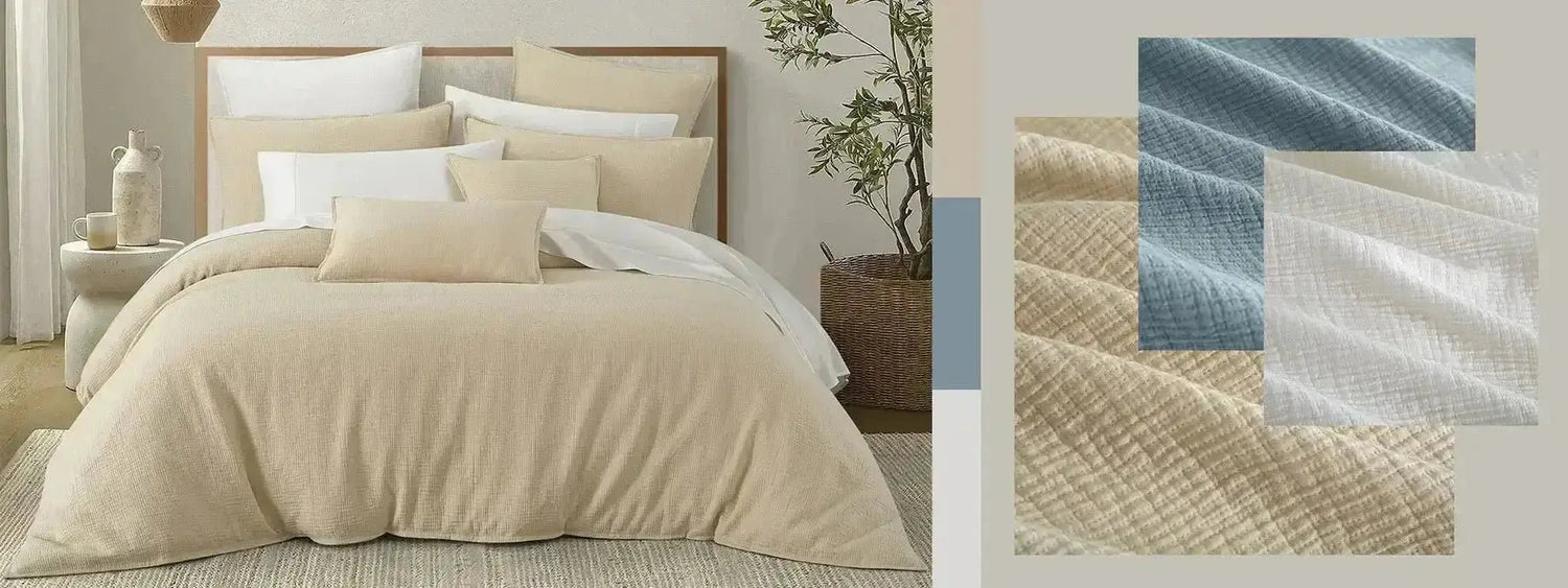 Ensemble housse de couette CHAUCER ( Latte ) - Couvre-lit Daniadown - Literie-Déco et moi 