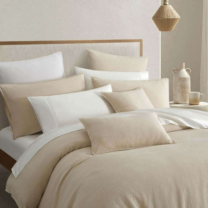 Ensemble housse de couette CHAUCER ( Latte ) - Couvre-lit Daniadown - Literie-Déco et moi 