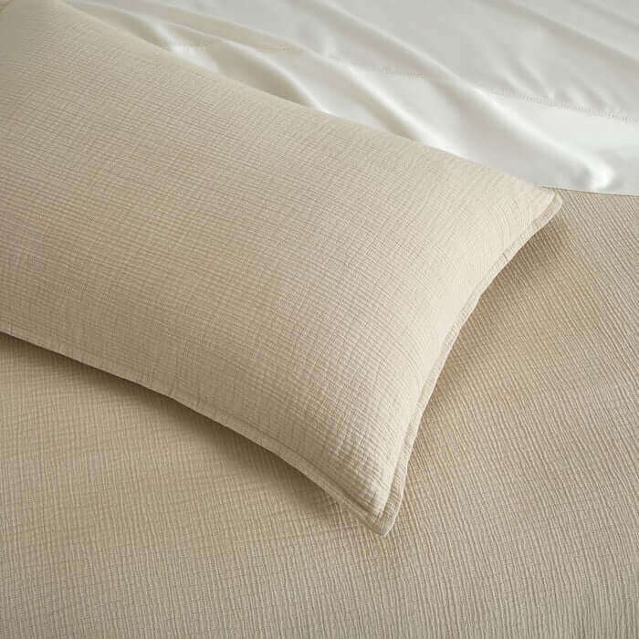 Ensemble housse de couette CHAUCER ( Latte ) - Literie - Déco et moi