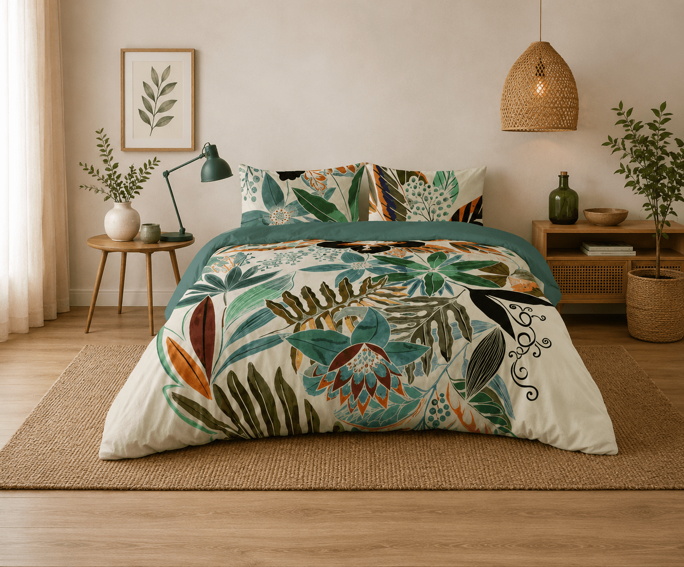 Ensemble housse de couette SORELA - Housse de couette Canadian Down Feather - Literie-Déco et moi 