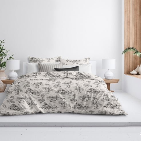 FABRIQUÉ AU CANADA-Modèle DONTE GREY -Par Colcha Linens - Douillette, Couvre-lit, Housse de couette Colcha Linens - Literie-Déco et moi 