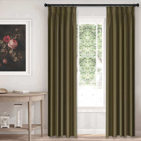 FAIT AU CANADA - Ensemble 3 pièces - VELOURS CASCADE( Olive ) - Par Colcha Linens - Literie - Déco et moi