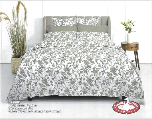 (Fait au Canada) Ensemble de housse de couette Prairie - Literie - Déco et moi