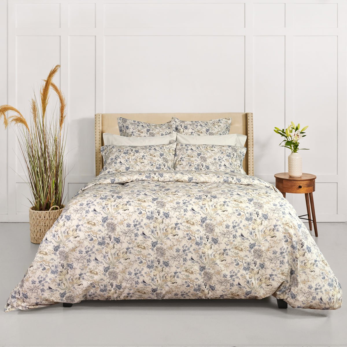 ( Fait au Canada ) Housse de couette BLUE BIRD- Par Cuddle Down - Housse de couette Cuddle Down - Literie-Déco et moi 