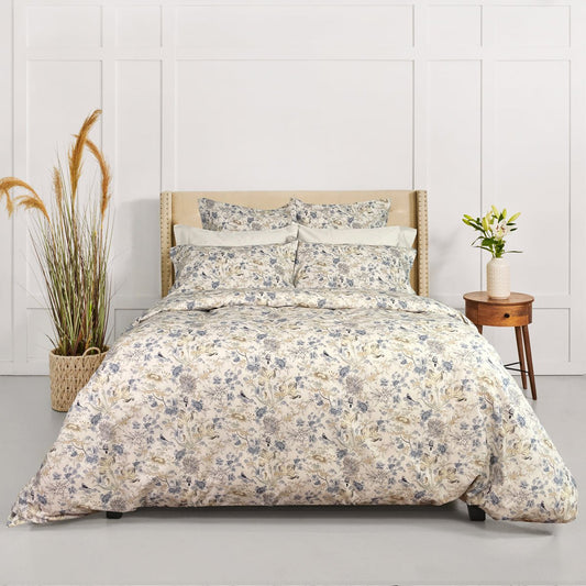 ( Fait au Canada ) Housse de couette BLUE BIRD- Par Cuddle Down - Housse de couette Cuddle Down - Literie-Déco et moi