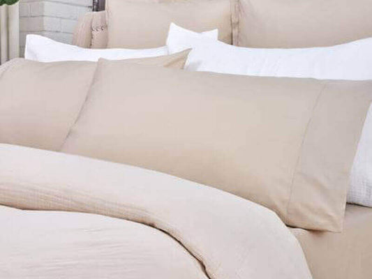 ( Fait au Canada ) Housse de couette en coton CRINKLE ( 4 teintes disponibles ) - Housse de couette cuddle down - $89.99! Literie-Déco et moi 