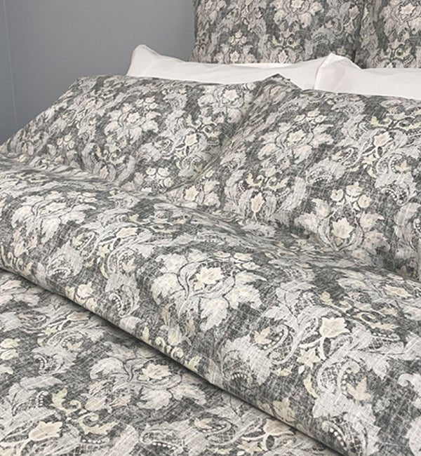 ( Fait au Canada ) Housse de couette VINTAGE DAMASK- Par Cuddle Down - Housse de couette Cuddle Down - Literie-Déco et moi 