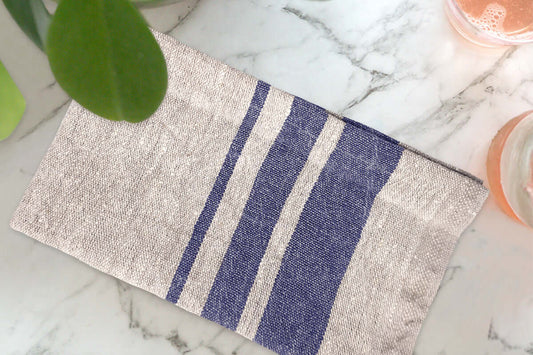 ( Fait au Canada) Linge de cuisine en lin VILNA Draps  ,disponible chez Literie-Déco et moi 