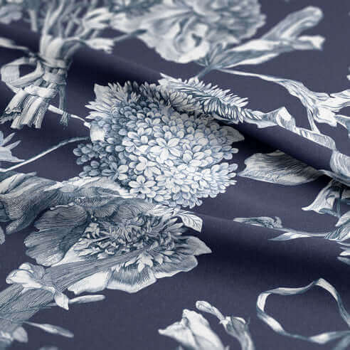 FAIT AU CANADA- Modèle  ALEXANDRIA INDIGO - Par Colcha Linens - Douillette, Couvre-lit, Housse de couette Colcha Linens - Literie-Déco et moi 