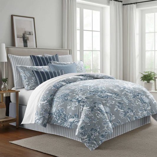 FAIT AU CANADA- Modèle  ALEXANDRIA SHADOW - Par Colcha Linens - Douillette, Couvre-lit, Housse de couette Colcha Linens - $469.99! Literie-Déco et moi 
