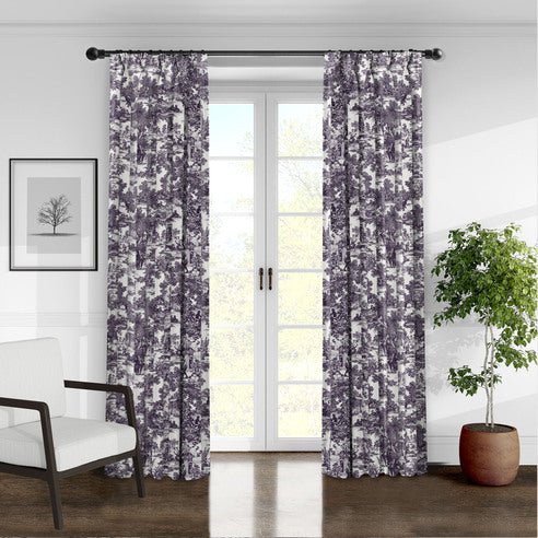 FAIT AU CANADA- Modèle AU VILLAGE ( Aubergine ) - Par Colcha Linens - Douillette, Couvre-lit, Housse de couette Colcha Linens - Literie-Déco et moi 