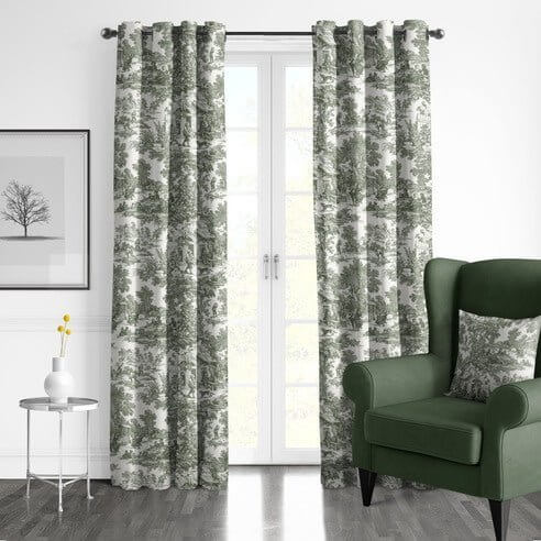 FAIT AU CANADA- Modèle AU VILLAGE ( Vert ) - Par Colcha Linens - Douillette, Couvre-lit, Housse de couette Colcha Linens - Literie-Déco et moi 